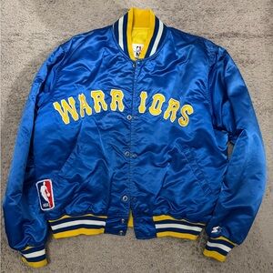 Vintage Starter NBA Golden State Warriors Jacket Large